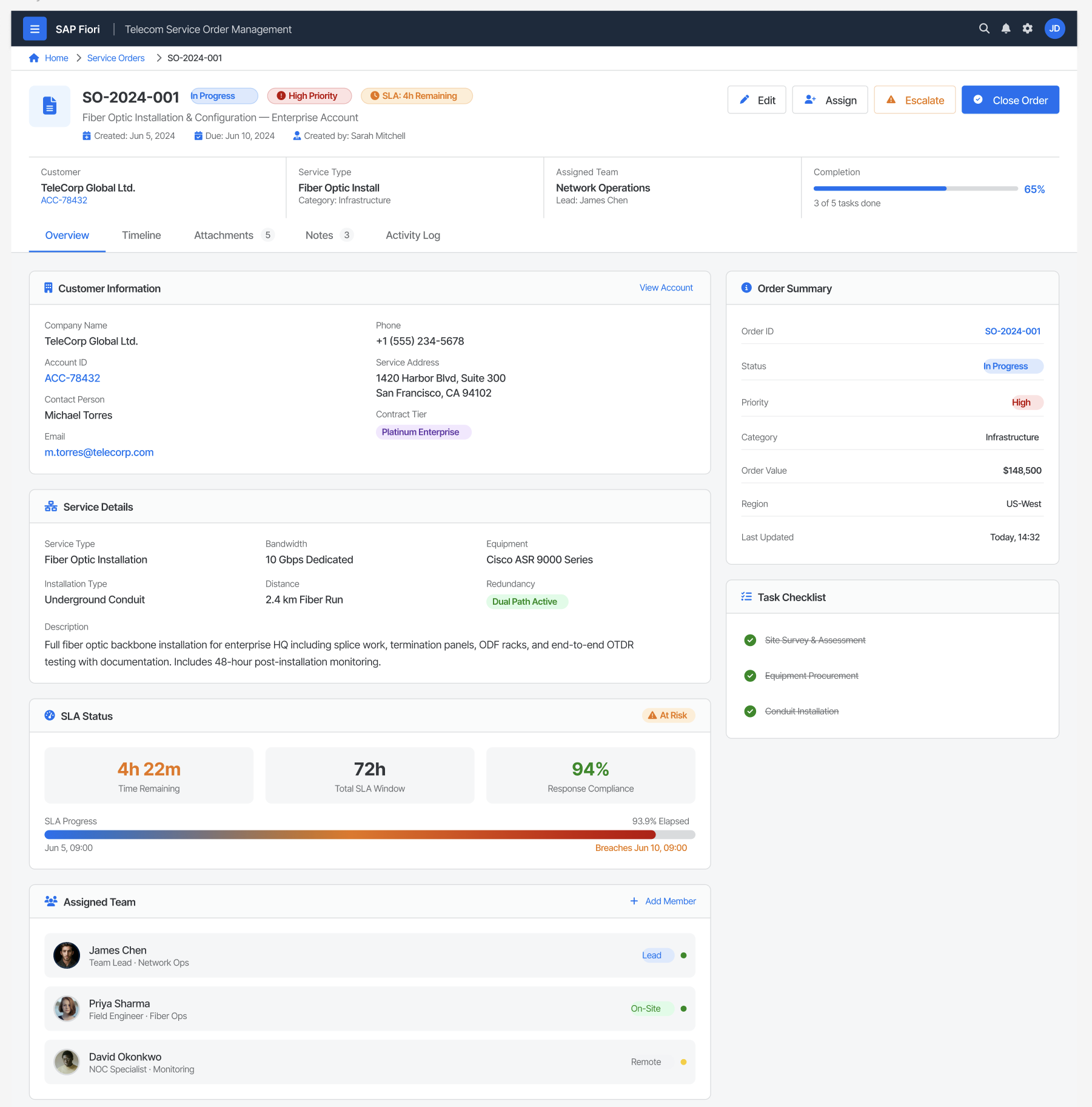 Telecom Search